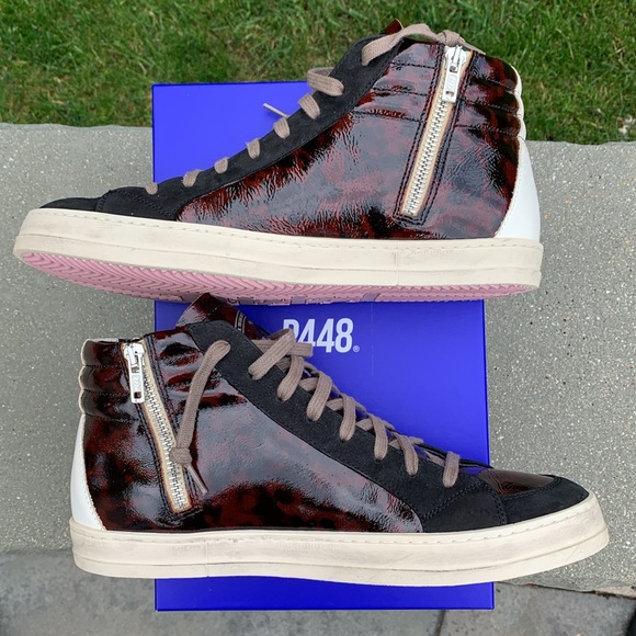 P449 Skate High top Tortoise women’s sneaker - size 39 with box - Picture 4 of 8